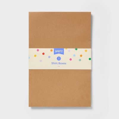 Kraft Paper Box - Gift Boxes 3Ct Kraft Shirt Gift