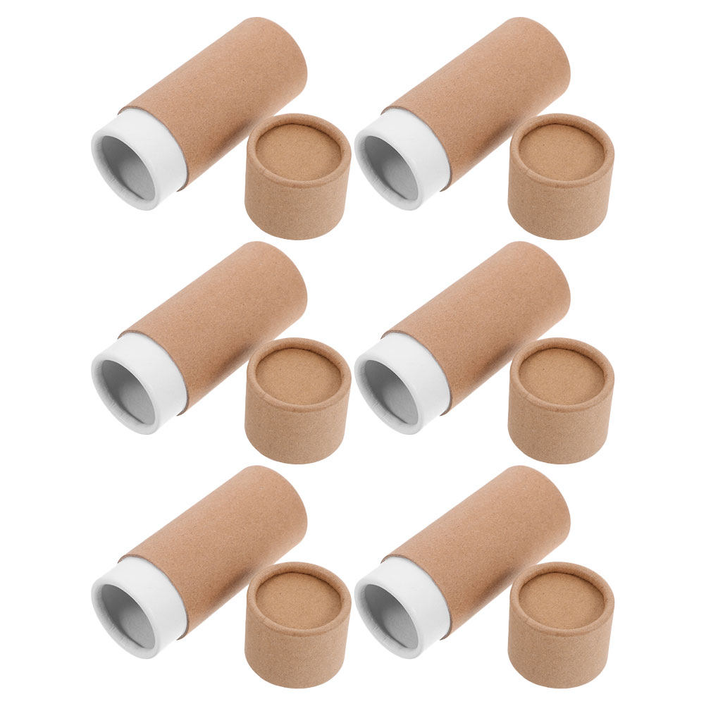 Kraft Paper Box - 6Pcs Lightweight Cardboard Tubes Kraft Paper