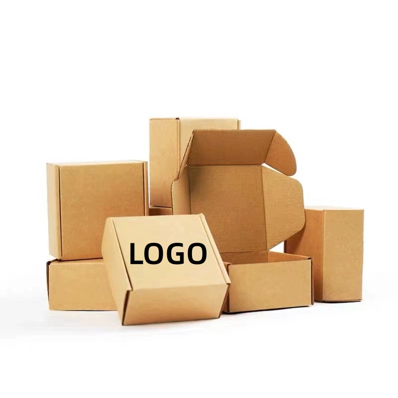 Kraft Paper Box - 100PCS Eco-Friendly Blank Black Kraft Paper
