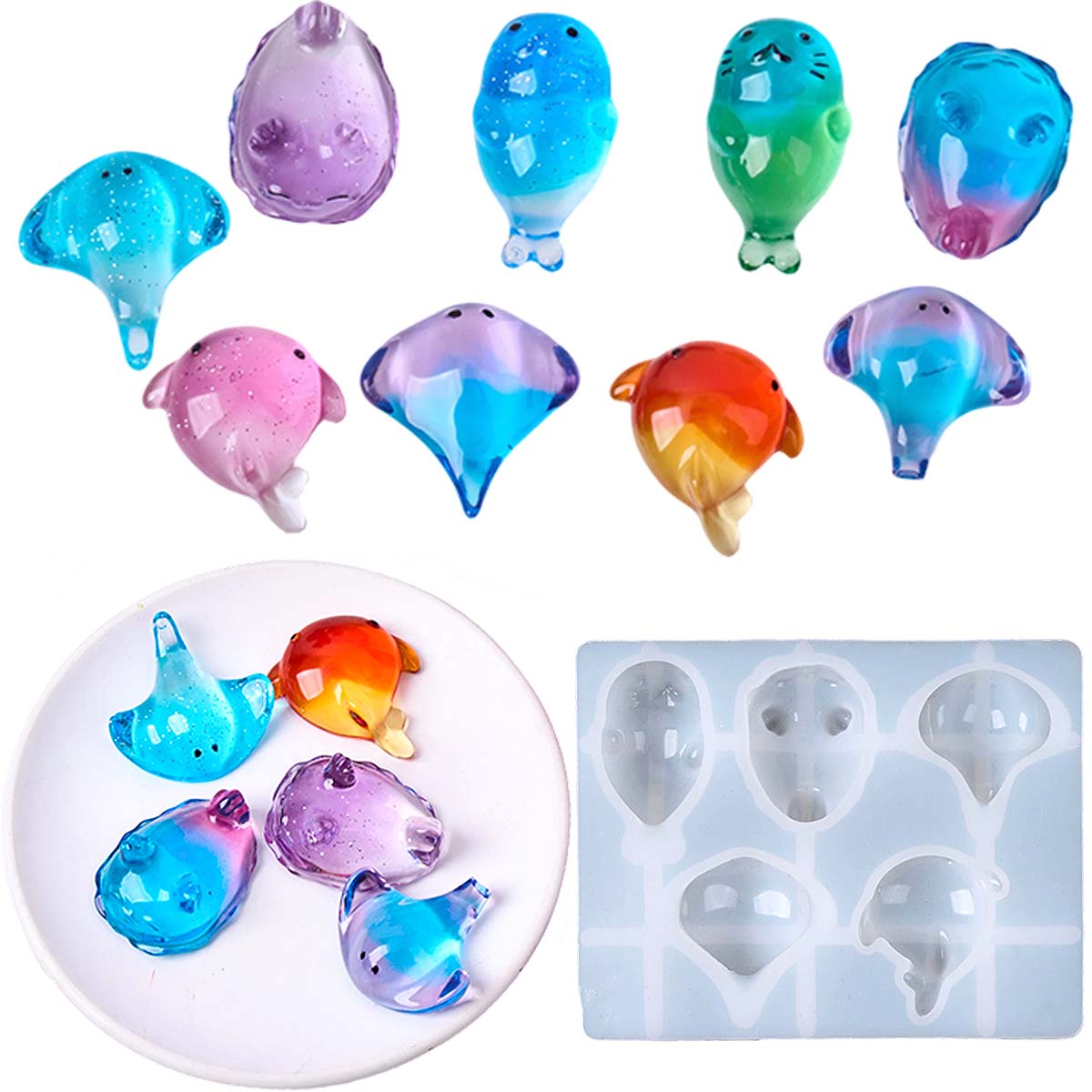 Candle Sachet - 3D Healing Kawaii Manta Ray Whale