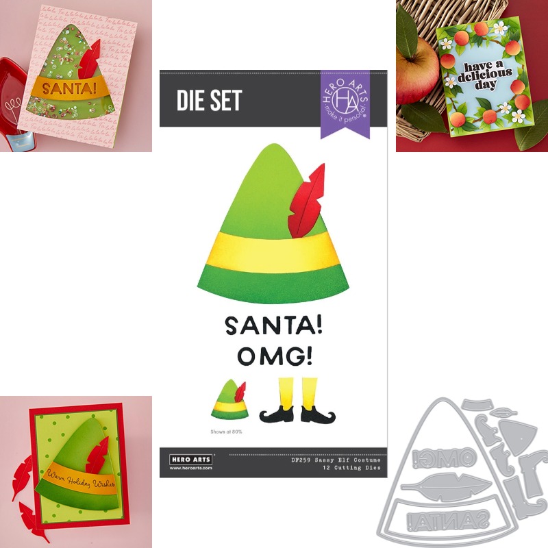 Candle Sachet - Sassy Elf Costume Santa OMG Metal