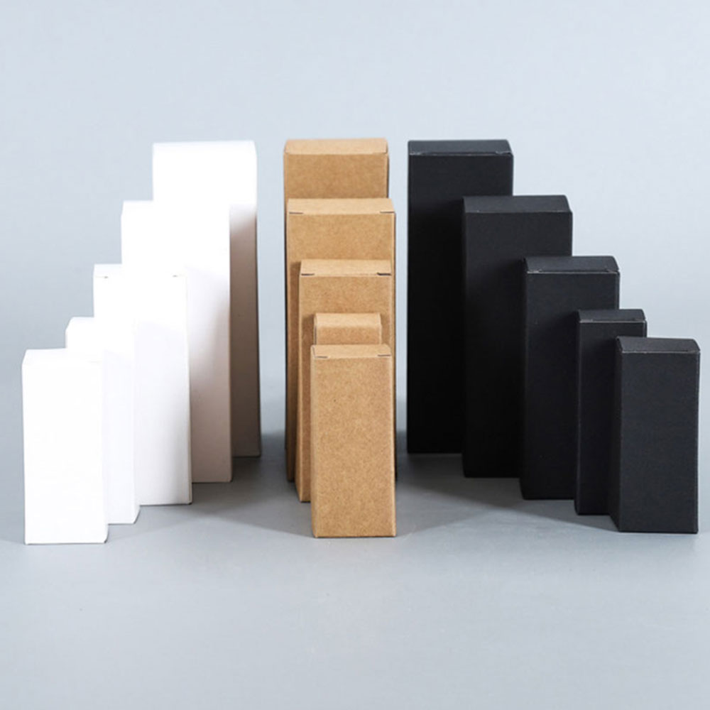 Kraft Paper Box - 100pcs Blank Kraft Handmade Soap Box