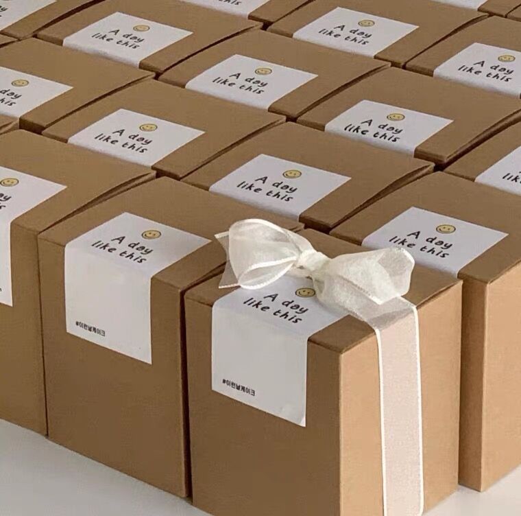 Kraft Paper Box - Kraft Paper Box Candle Lipstick Perfume