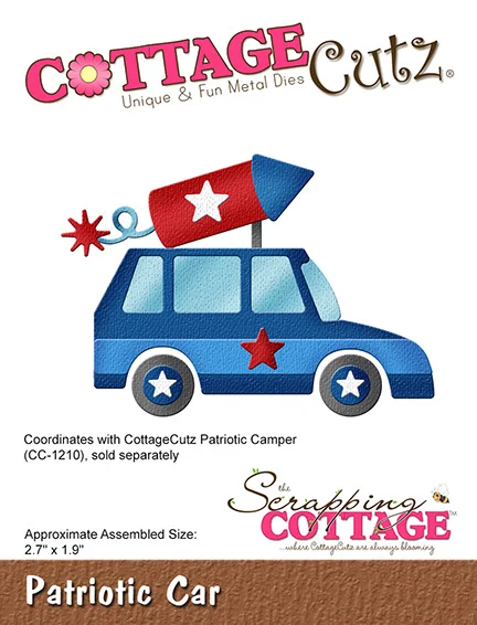 Patriotic Car Patriotic Camper - Candle Sachet ulasan dan harga
