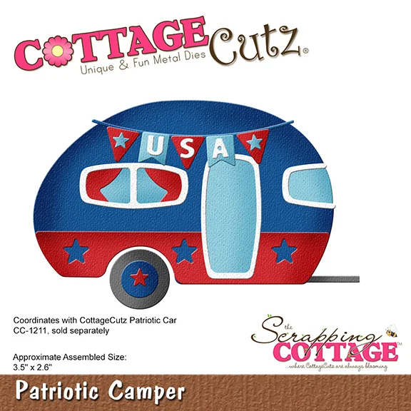 Patriotic Car Patriotic Camper - Candle Sachet ulasan dan harga