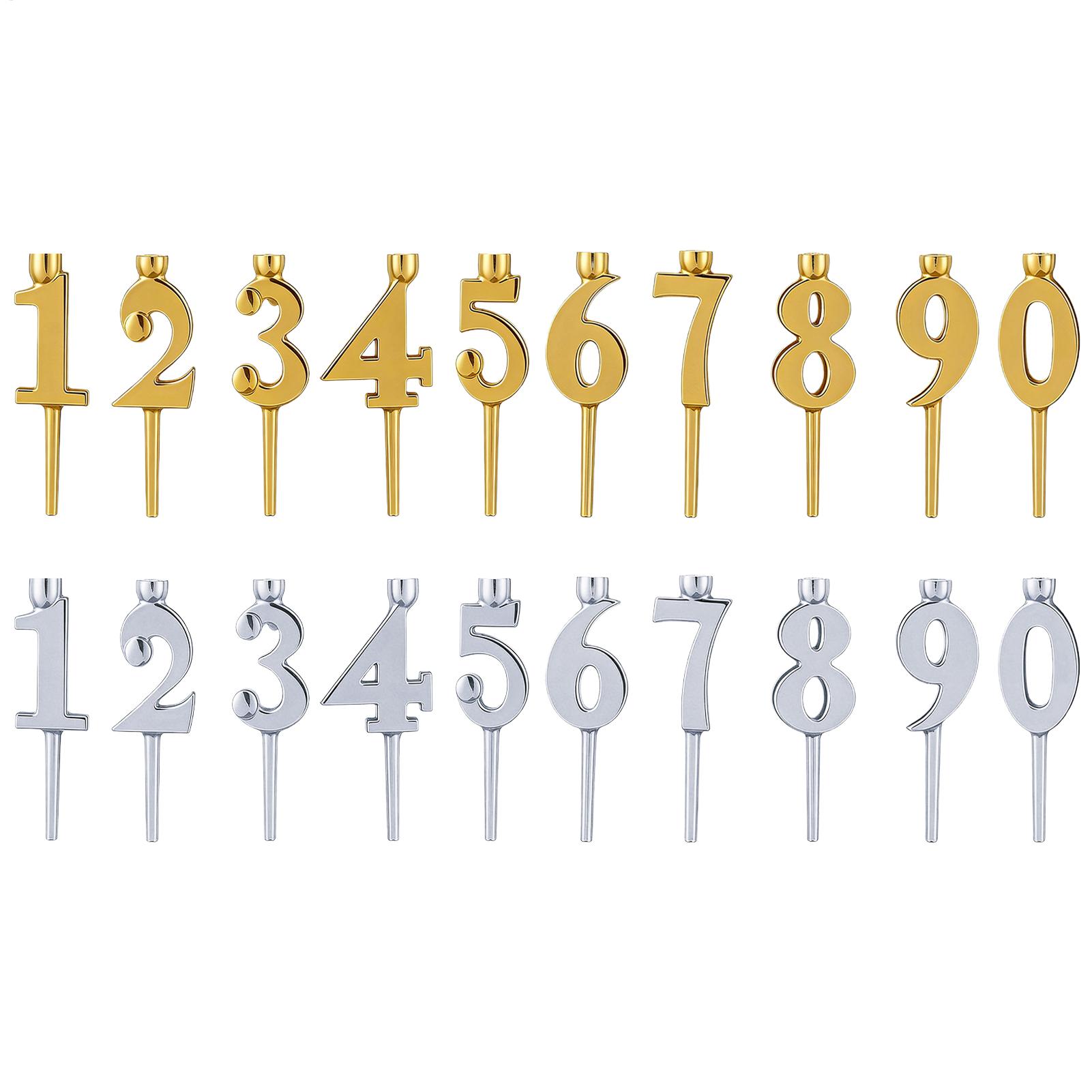 Number Candle 0-9 Number Party - Candle. Queen ulasan dan harga