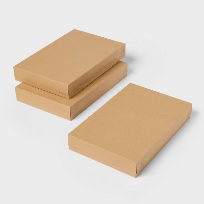 Gift Boxes 3Ct Kraft Shirt Gif - Kraft Paper Box ulasan dan harga