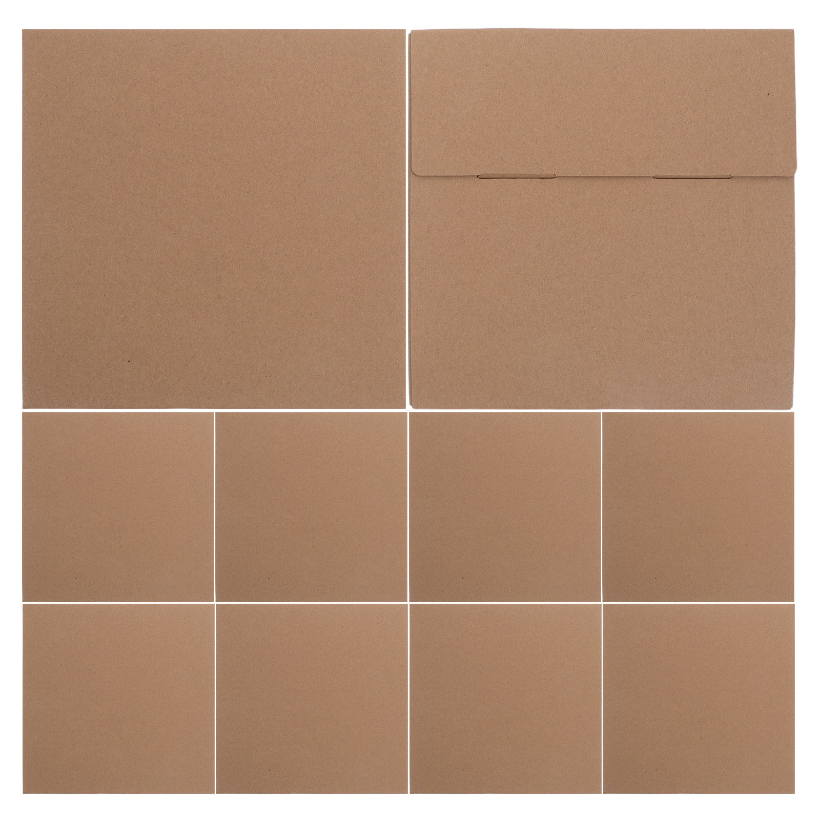 10Pcs Kraft Paper Packaging Bo - Kraft Paper Box ulasan dan harga