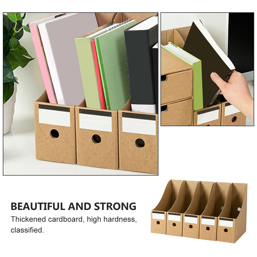 10pcs Kraft Paper File Storage - Kraft Paper Box ulasan dan harga
