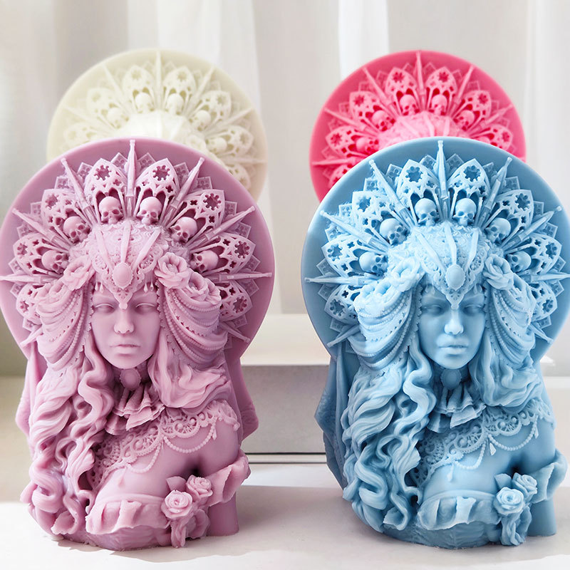 DIY Half body skull head queen - Candle. Queen ulasan dan harga