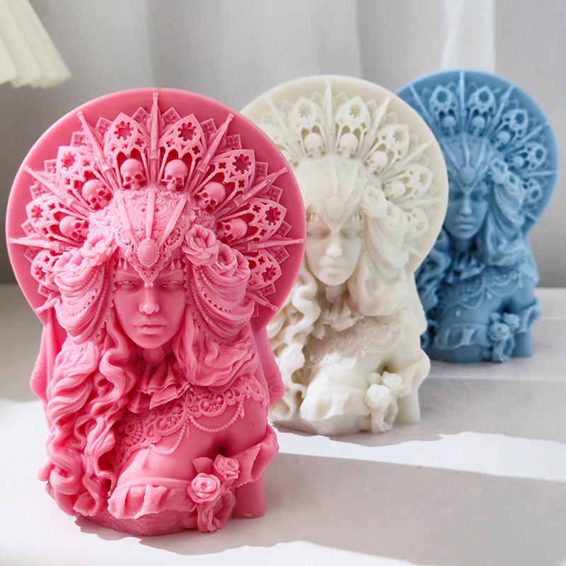 DIY Half body skull head queen - Candle. Queen ulasan dan harga