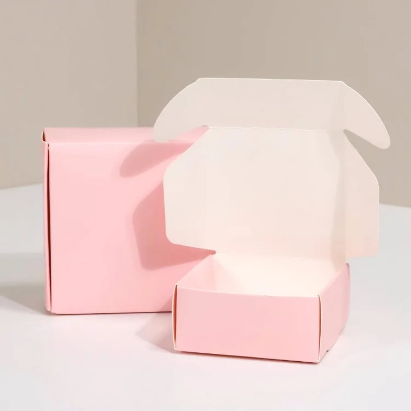 100PCS Eco-Friendly Blank Blac - Kraft Paper Box ulasan dan harga
