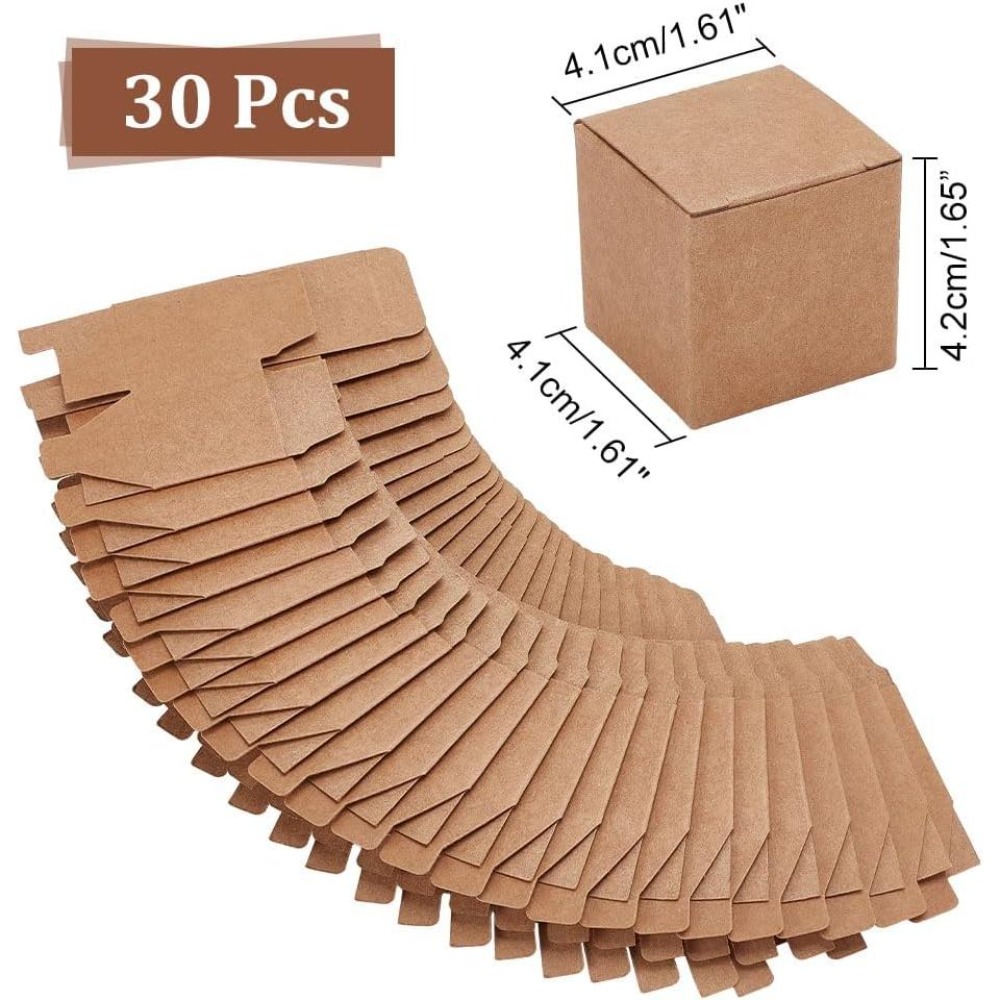 30 Pack Kraft Paper Boxes 1.6x - Kraft Paper Box ulasan dan harga
