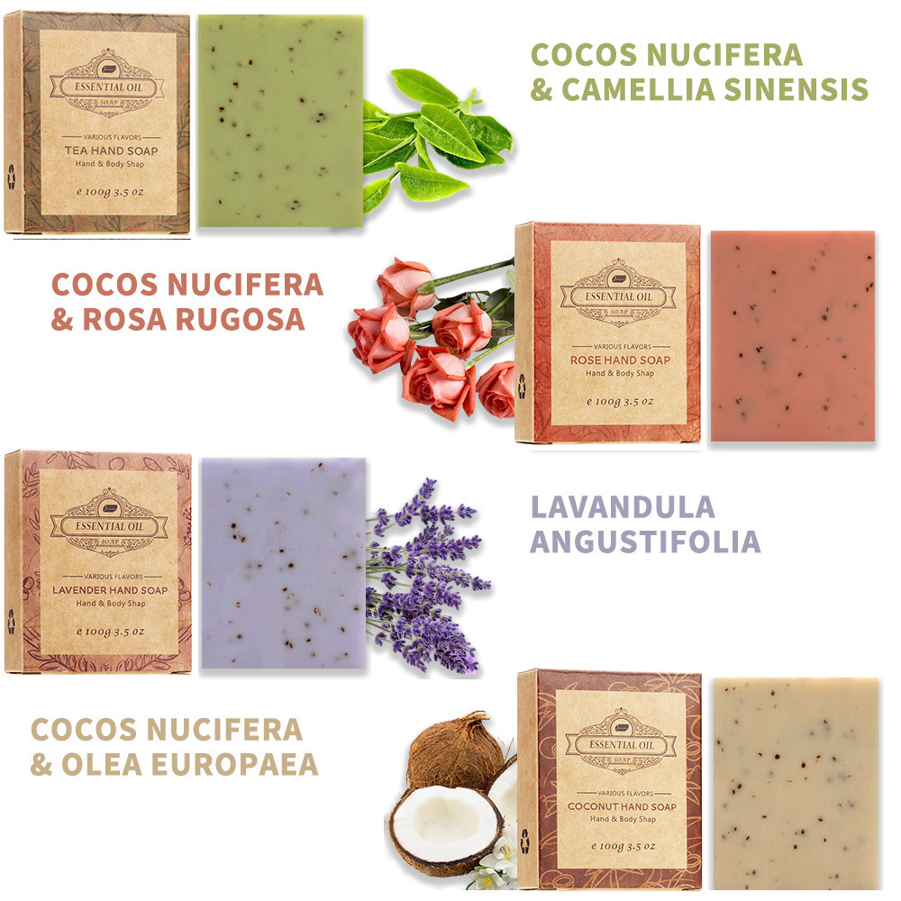 4 Pack Of Lavender Frosted Soa - Kraft Paper Box ulasan dan harga
