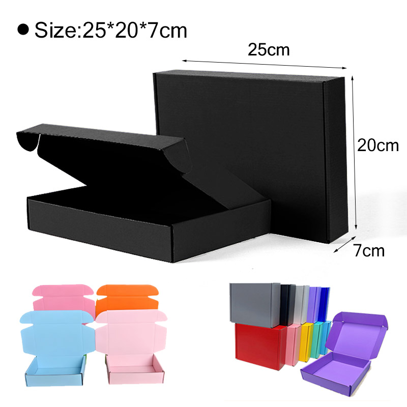Gift Box Paper 15pcs Black Col - Kraft Paper Box ulasan dan harga
