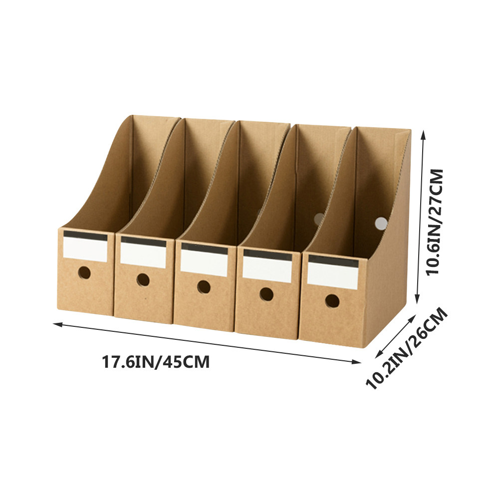 10Pcs File Storage Boxes Offic - Kraft Paper Box ulasan dan harga