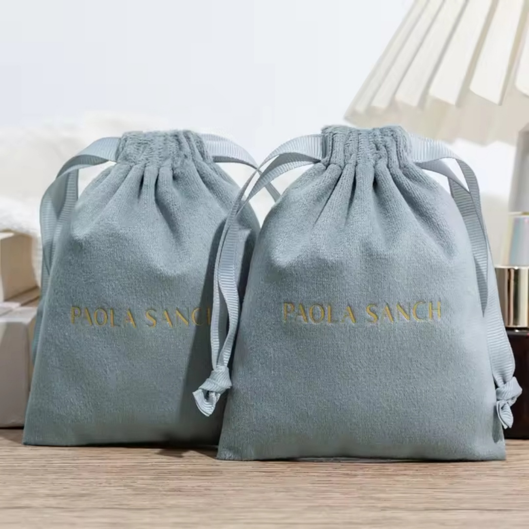 Custom Logo Printed Luxury Vel - Candle Sachet ulasan dan harga